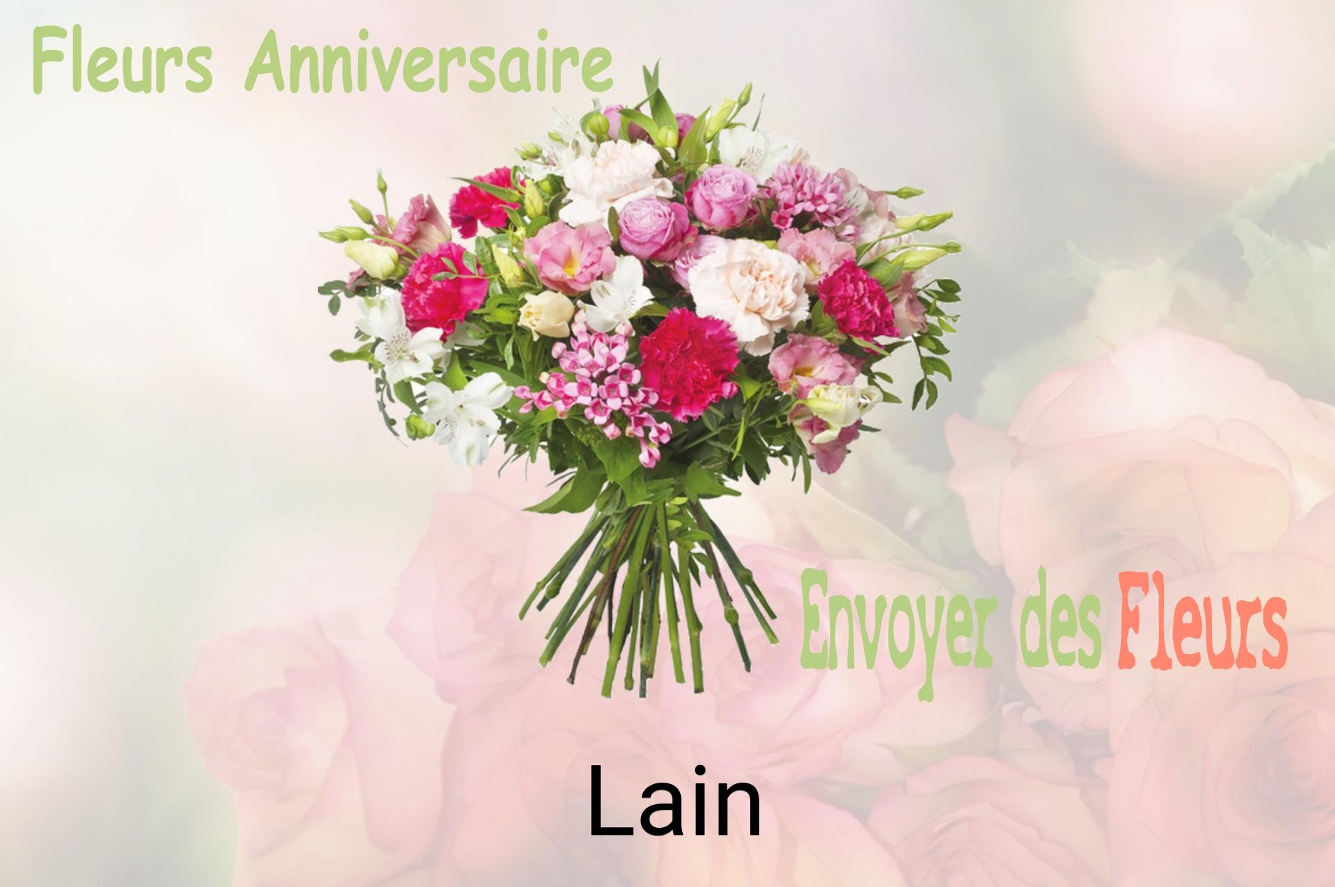 Bouquet de fleurs d’anniversaire livré à Lain