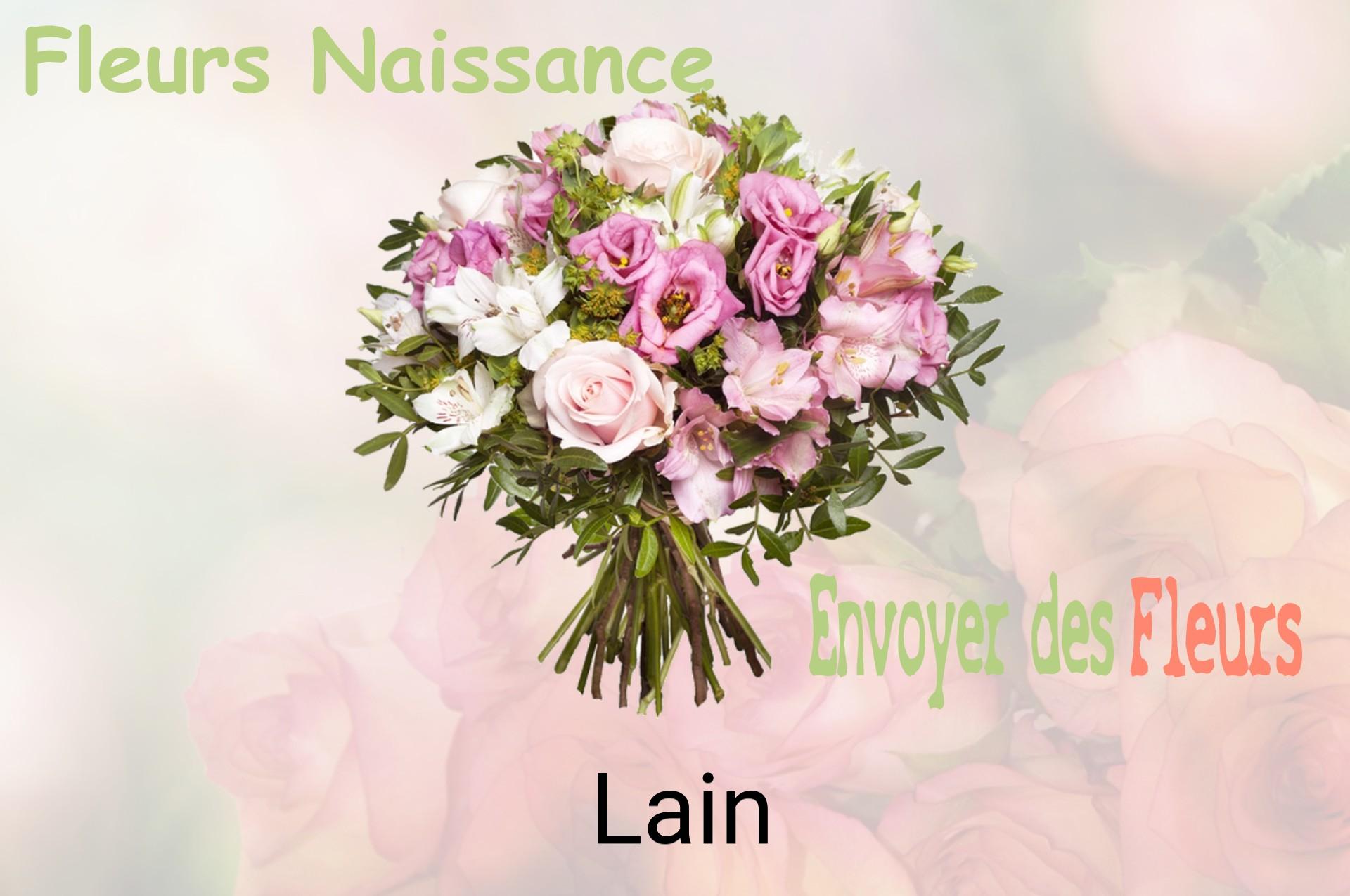 Bouquet de fleurs de naissance livré à Lain